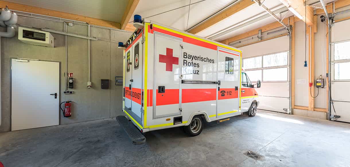 Neubau einer Rettungswache durch Haas Gewerbebau