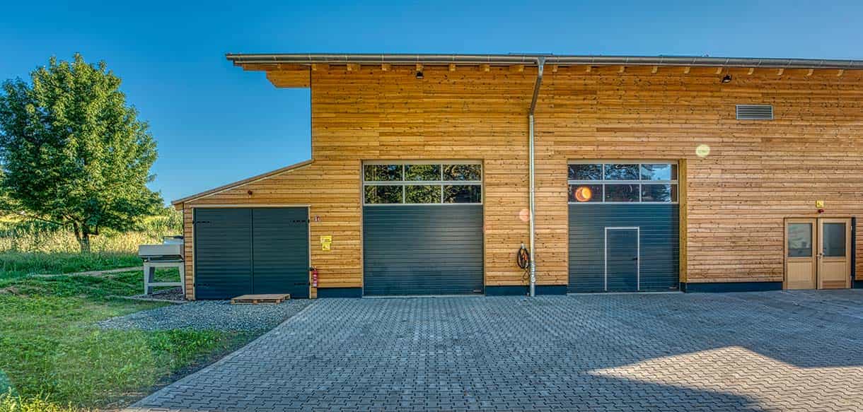 Neubau einer Markt- und Lagerhalle von Haas Gewerbebau