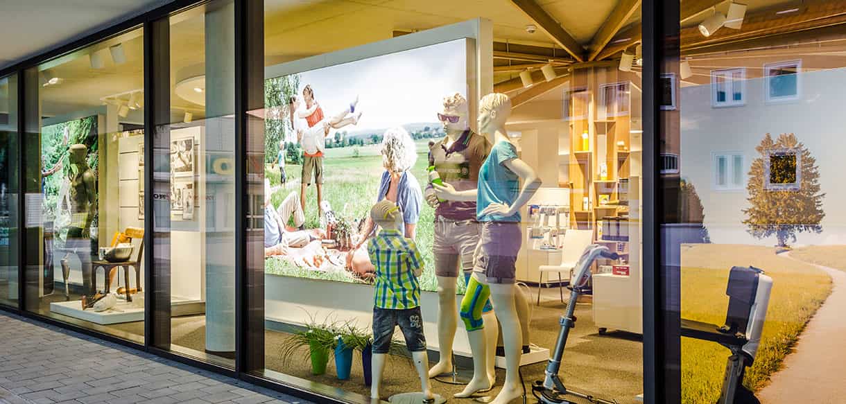 Sanitätshaus als Aufstockung