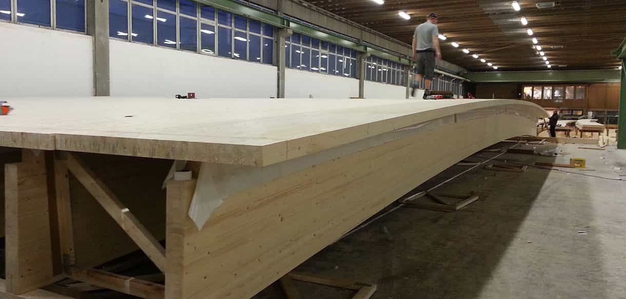 Haas Holzbausysteme BSH-Konstruktion