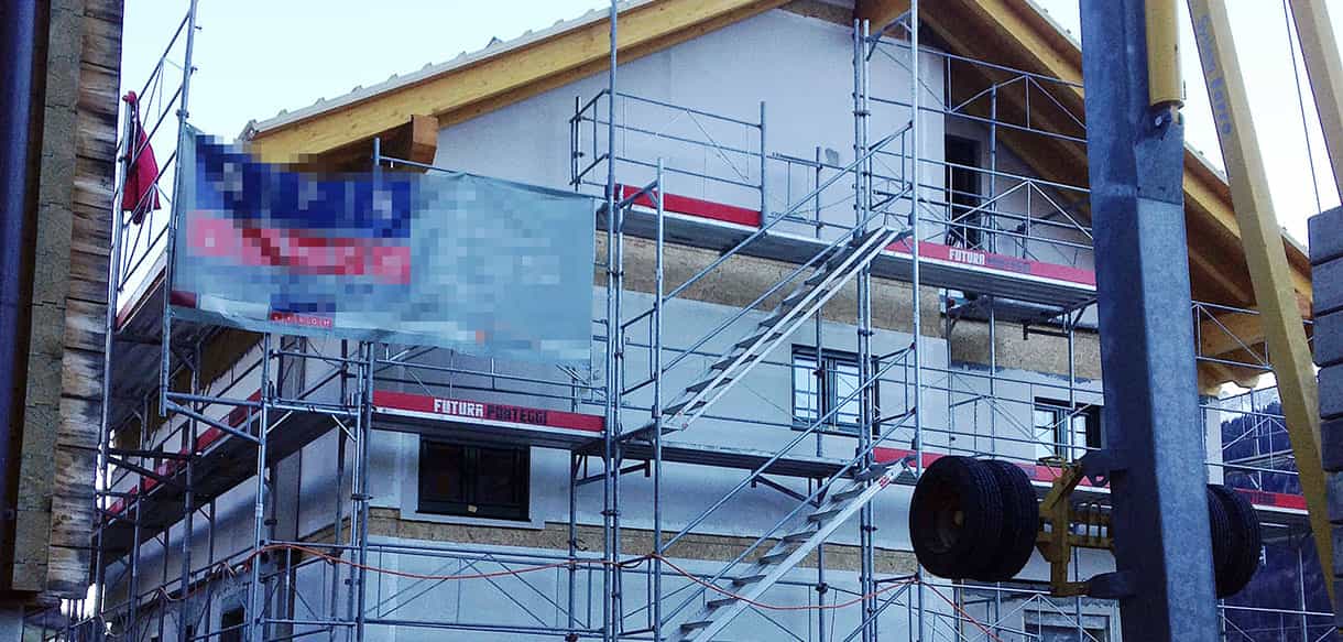 Haas Holzbausysteme Dach-Wand-Decke-Konstruktion