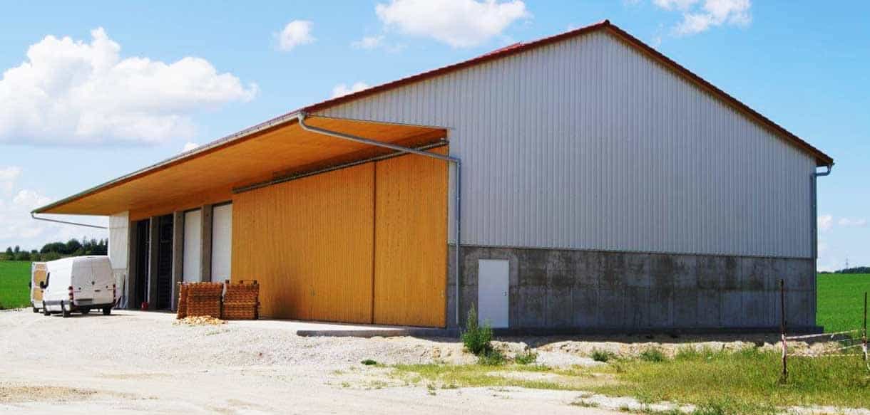 Bergehalle von Haas Landwirtschaftsbau