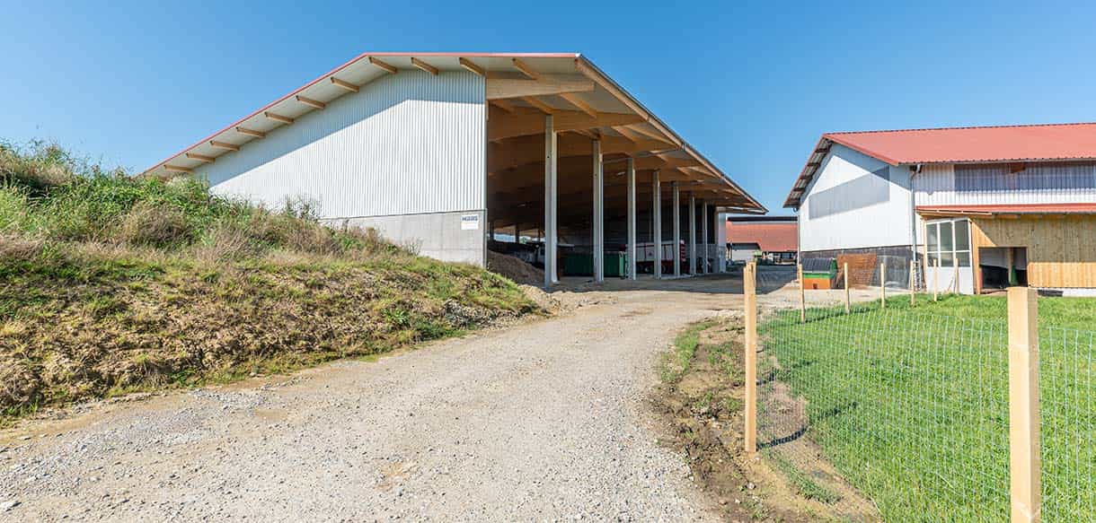 Lager- und Bergehalle von Haas Landwirtschaftsbau