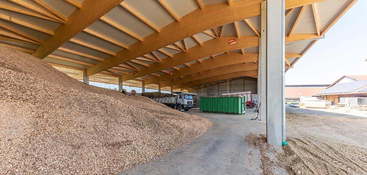 Lager- und Bergehalle von Haas Landwirtschaftsbau