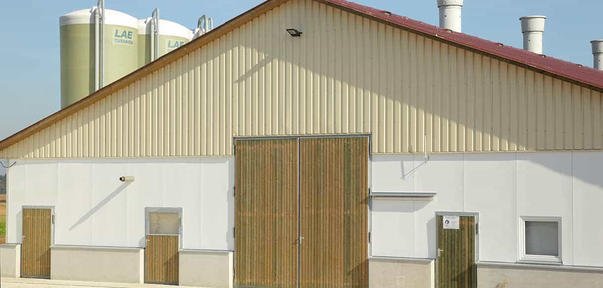 Hähnchenmaststall von Haas Landwirtschaftsbau
