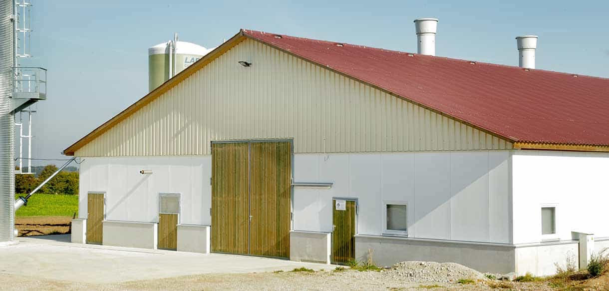 Hähnchenmaststall von Haas Landwirtschaftsbau