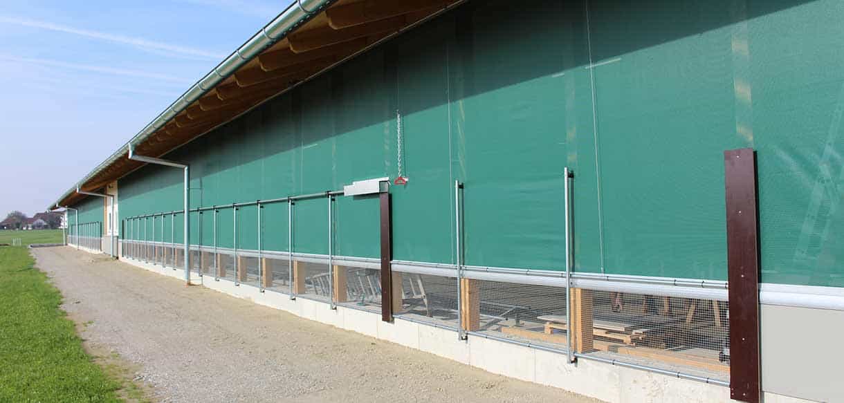 Bio-Hähnchenmaststall mit Wintergarten von Haas Landwirtschaftsbau