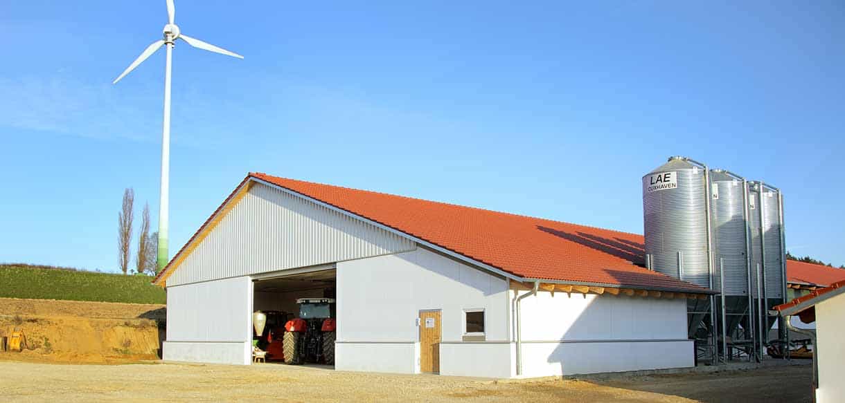 Hähnchenmaststall von Haas Landwirtschaftsbau