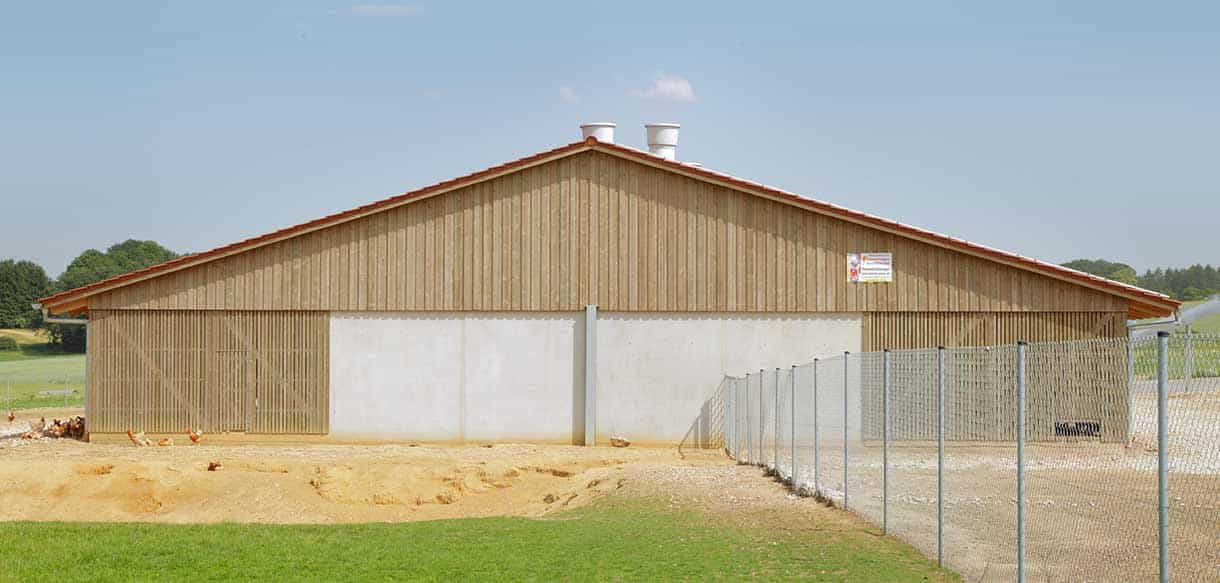 Bio Legehennenstall von Haas Landwirtschaftsbau