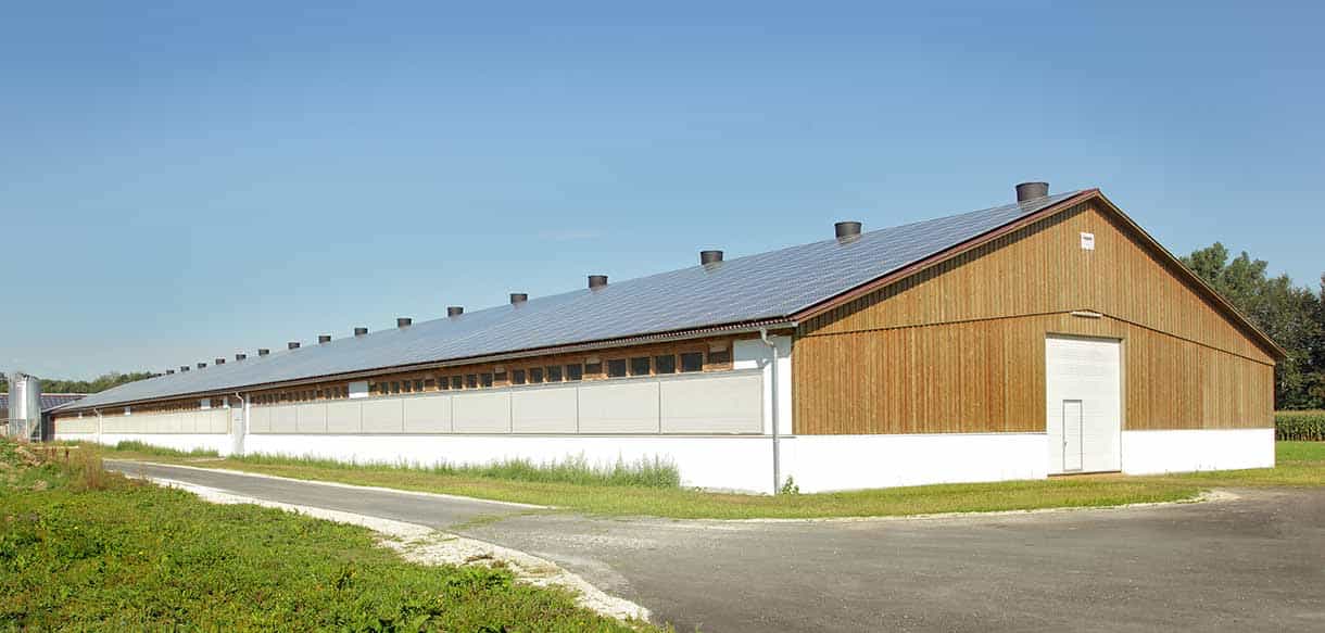 Putenstall von Haas Landwirtschaftsbau