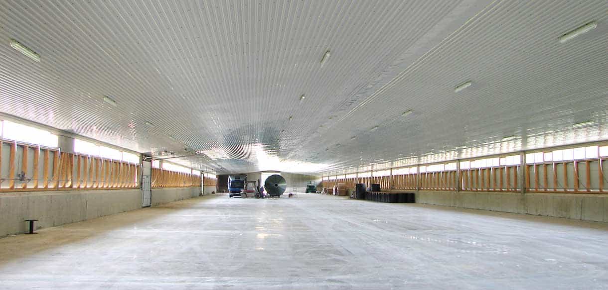 Putenstall von Haas Landwirtschaftsbau