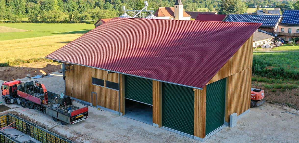Getreidelagerhalle von Haas Landwirtschaftsbau