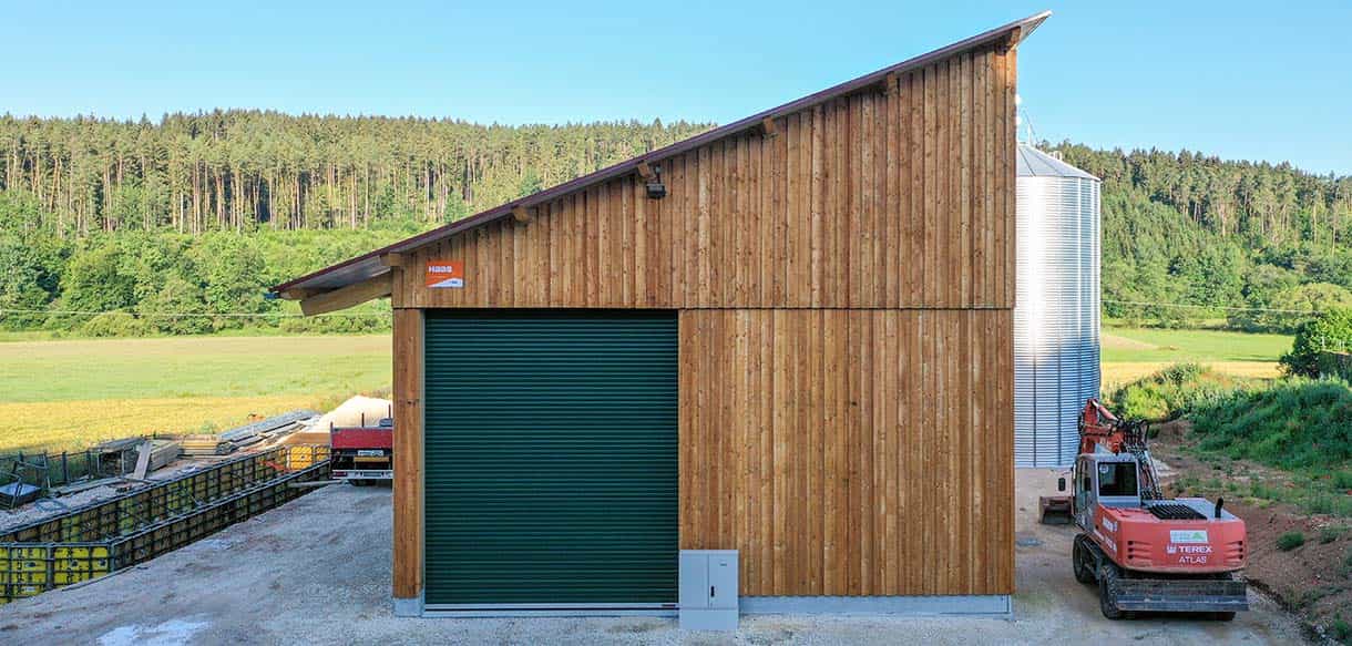 Getreidelagerhalle von Haas Landwirtschaftsbau