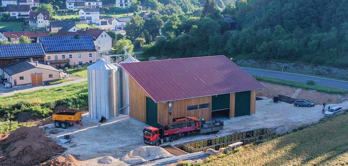 Getreidelagerhalle von Haas Landwirtschaftsbau