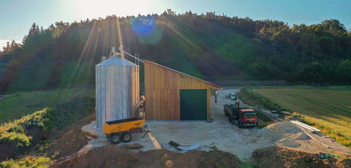 Getreidelagerhalle von Haas Landwirtschaftsbau