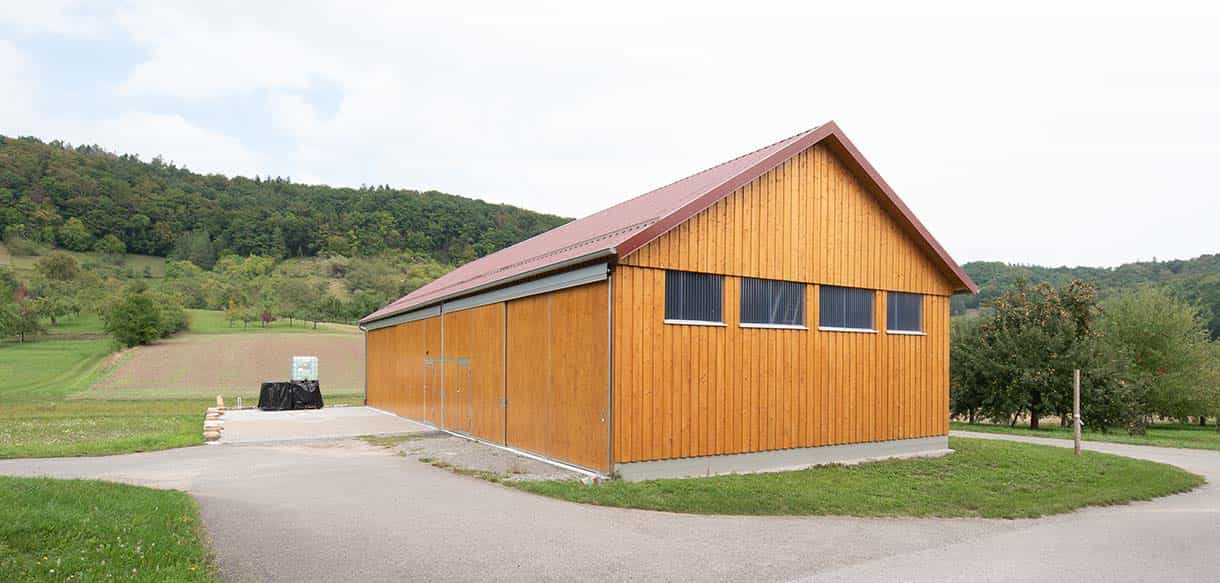 Lagerhalle von Haas Landwirtschaftsbau
