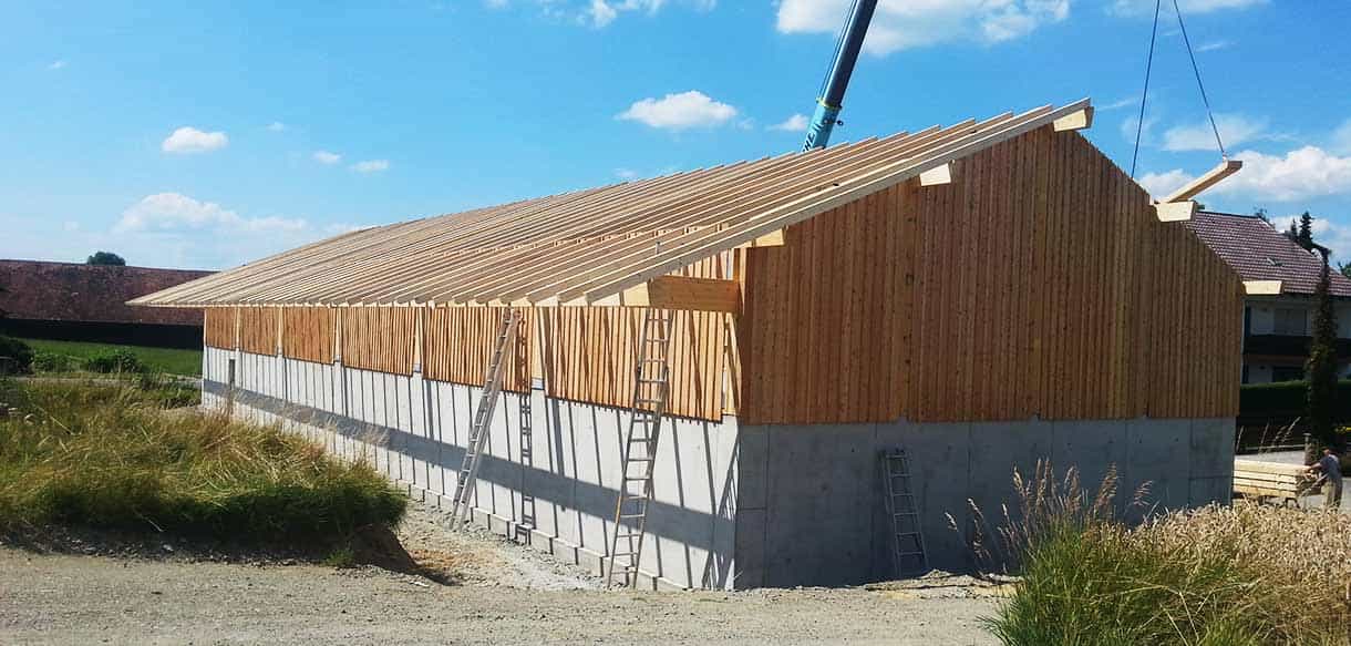 Lagerhalle von Haas Landwirtschaftsbau