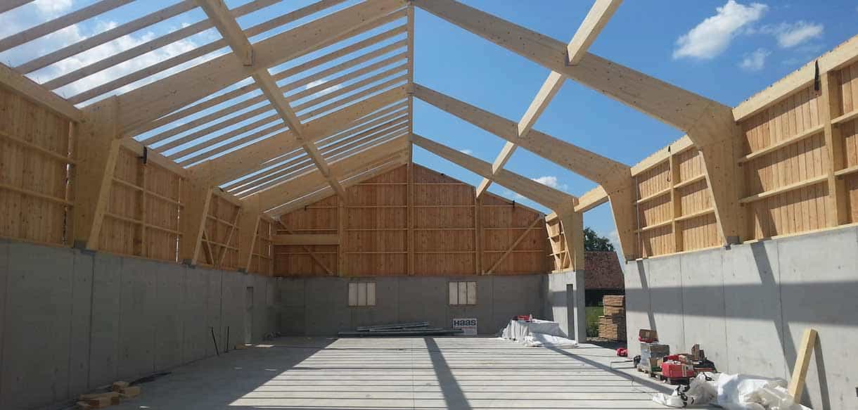 Lagerhalle von Haas Landwirtschaftsbau