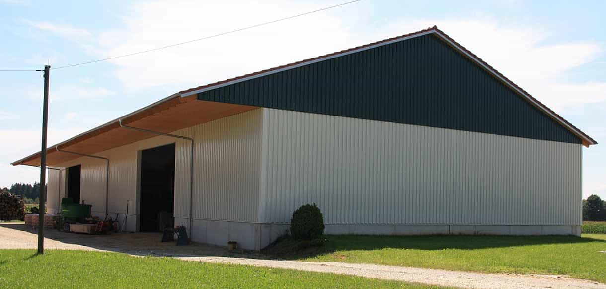 Mehrzwecklagerhalle von Haas Landwirtschaftsbau in Eggenfelden