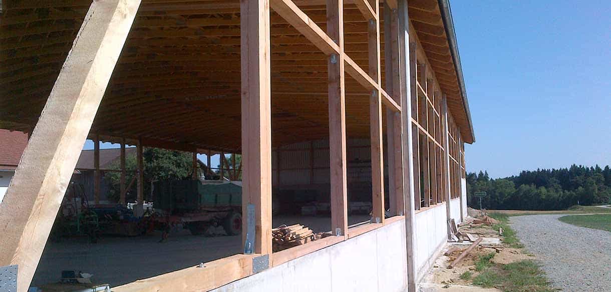 Mehrzwecklagerhalle von Haas Landwirtschaftsbau in Eggenfelden
