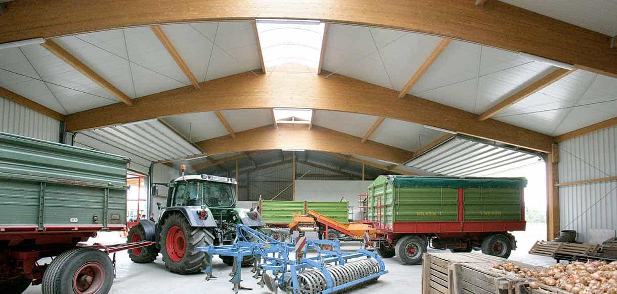 Zwiebellagerhalle von Haas Landwirtschaftsbau