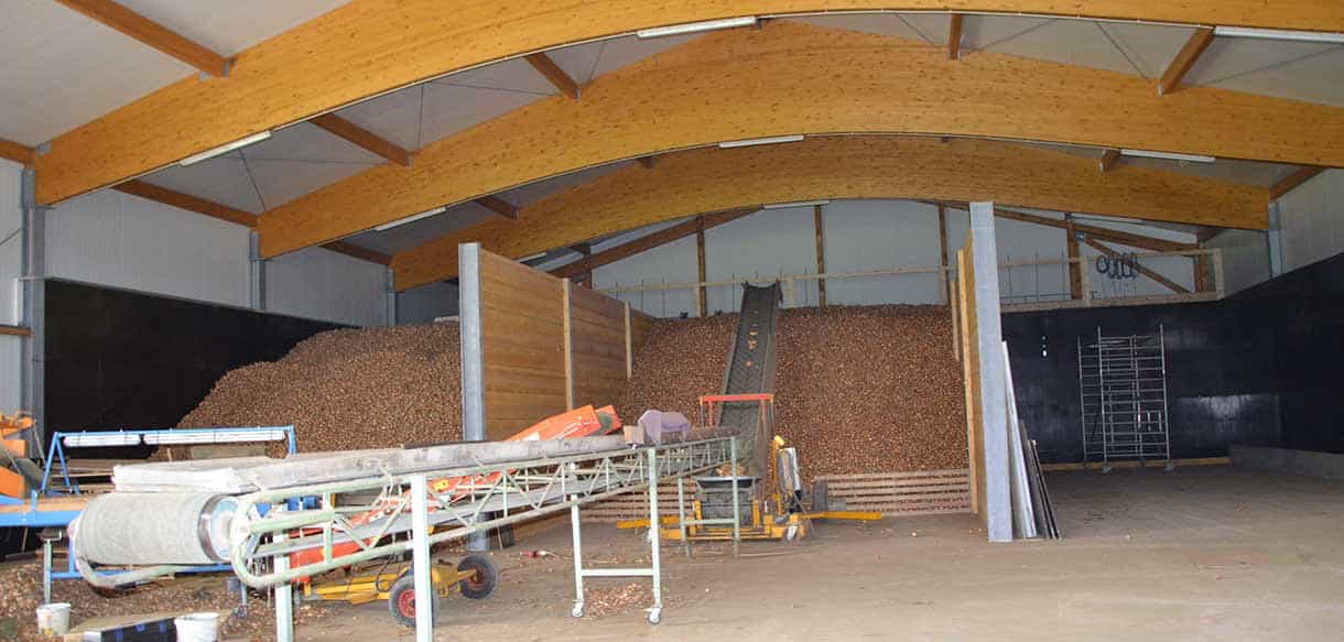 Zwiebellagerhalle von Haas Landwirtschaftsbau