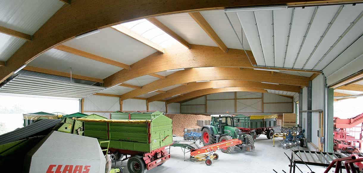Zwiebellagerhalle von Haas Landwirtschaftsbau