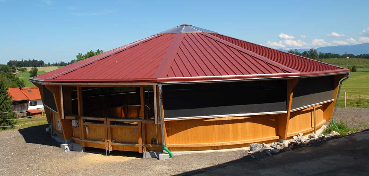 Longierhalle von Haas Landwirtschaftsbau