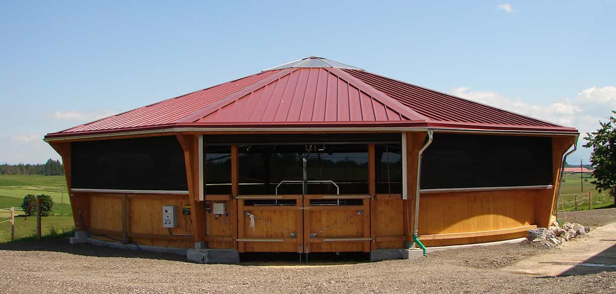 Longierhalle von Haas Landwirtschaftsbau