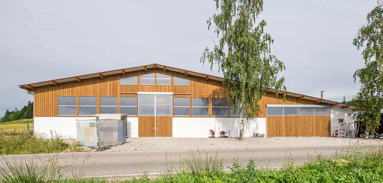 Reithalle und Stall von Haas Landwirtschaftsbau