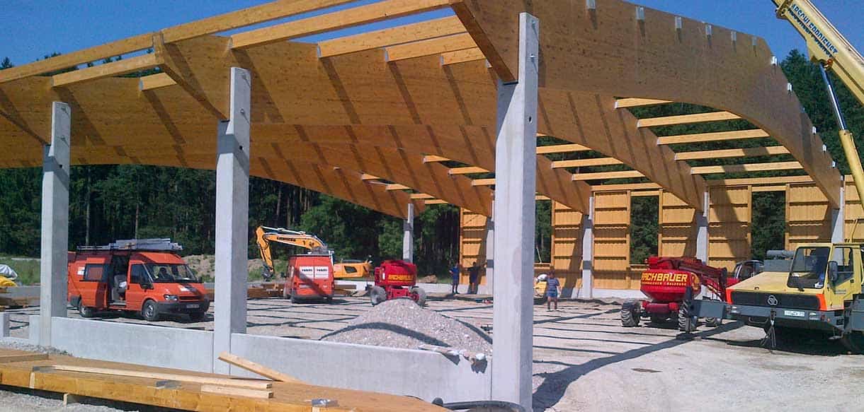 Reithalle von Haas Landwirtschaftsbau