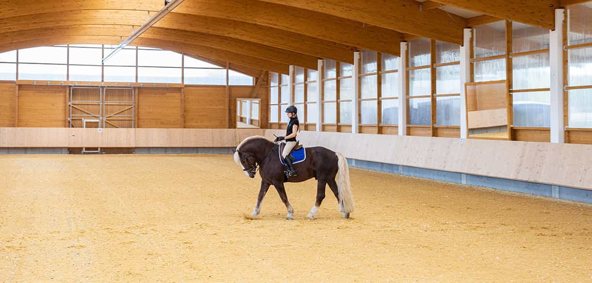 Reitanlage von Haas Landwirtschaftsbau - Reithalle