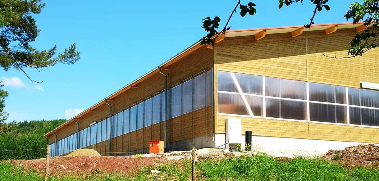 Reithalle von Haas Landwirtschaftsbau
