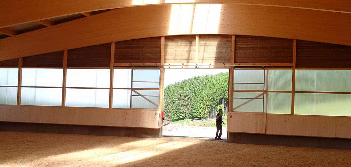 Reithalle von Haas Landwirtschaftsbau