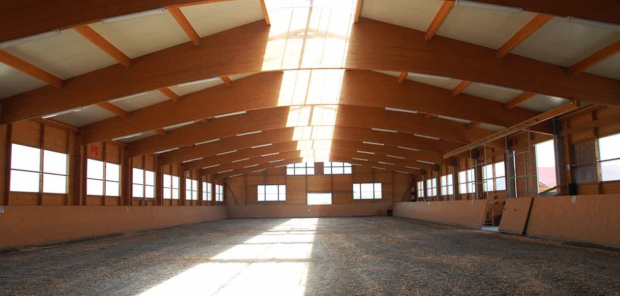 Reithalle von Haas Landwirtschaftsbau