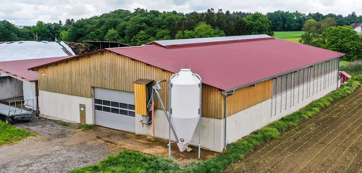 Bullenmaststall von Haas Landwirtschaftsbau