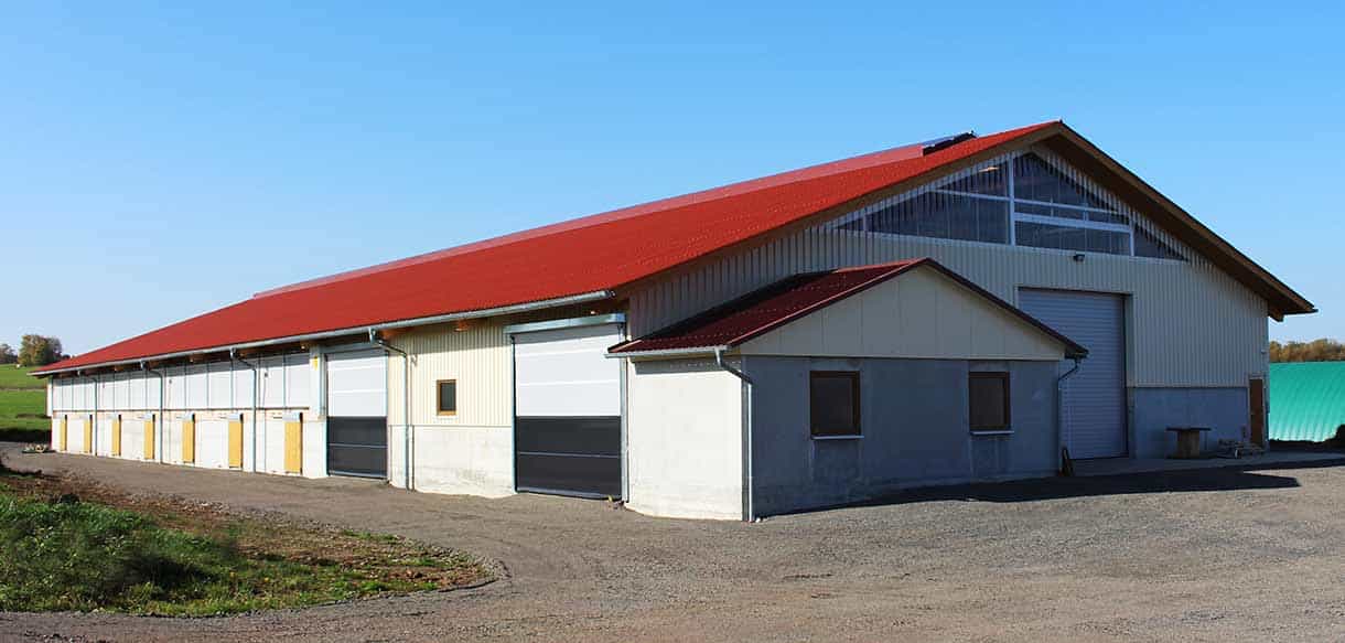 Bullenmaststall von Haas Landwirtschaftsbau