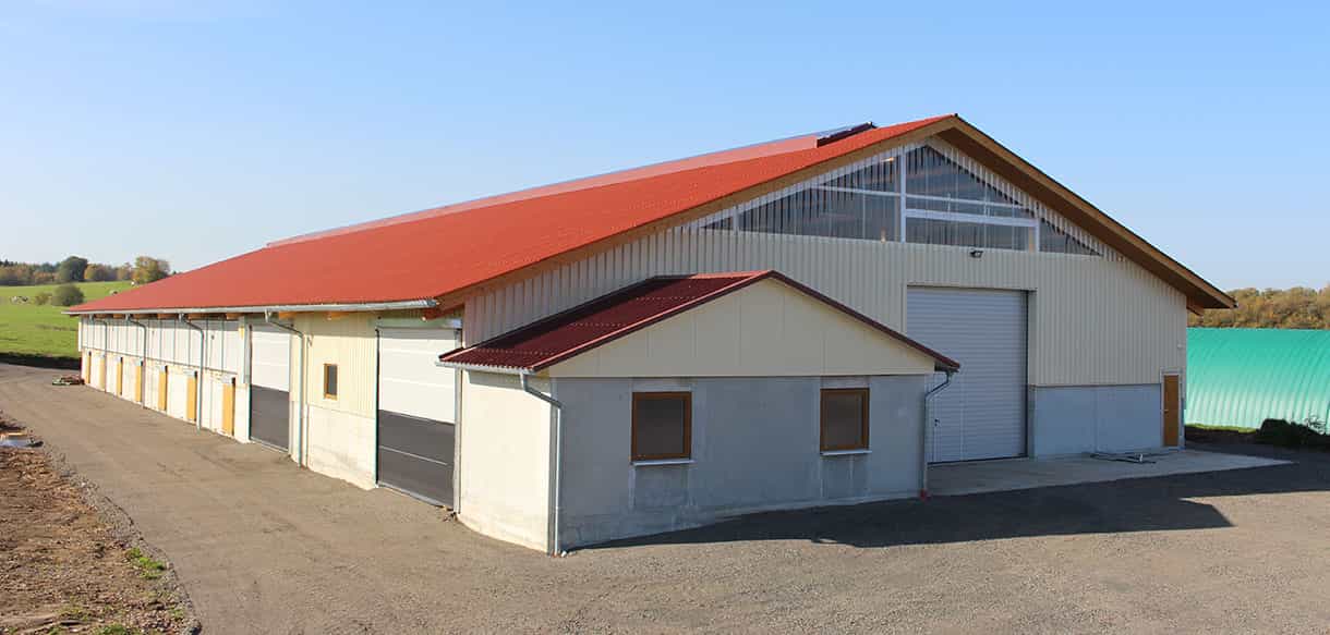 Bullenmaststall von Haas Landwirtschaftsbau