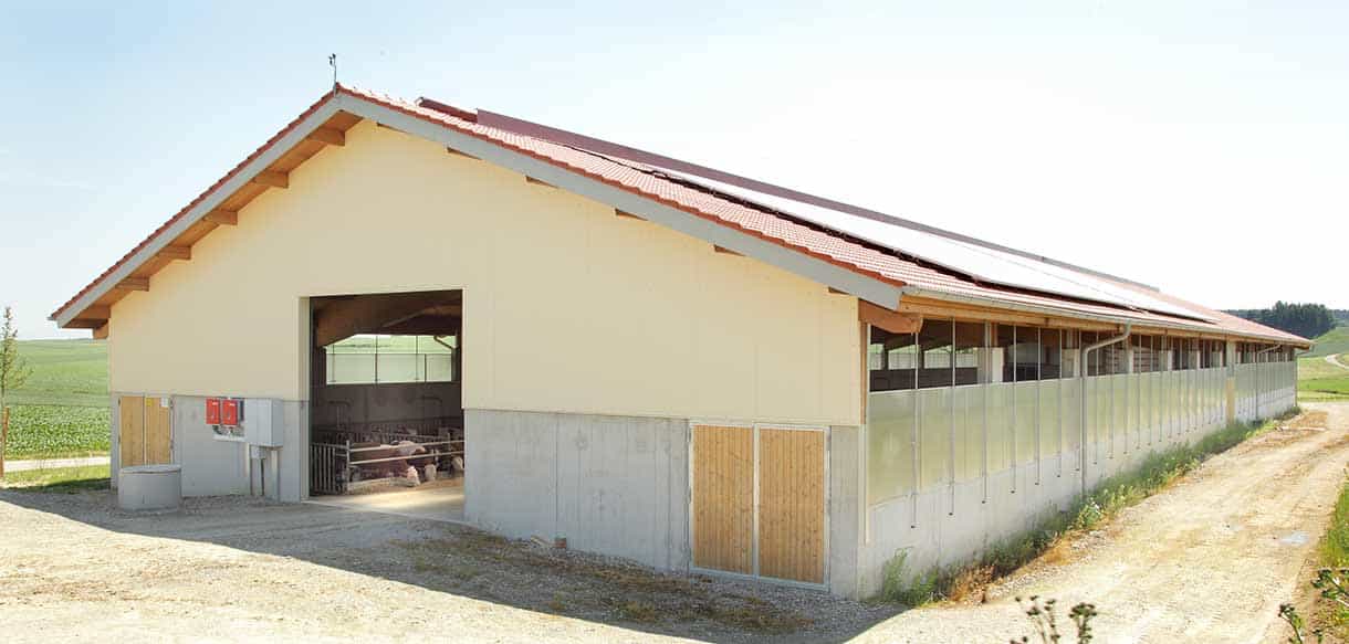 Bullenmaststall von Haas Landwirtschaftsbau