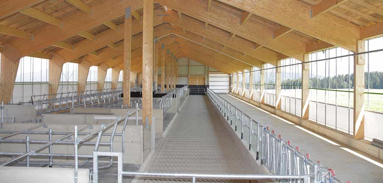 Milchviehstall und Melkhaus von Haas Landwirtschaftsbau