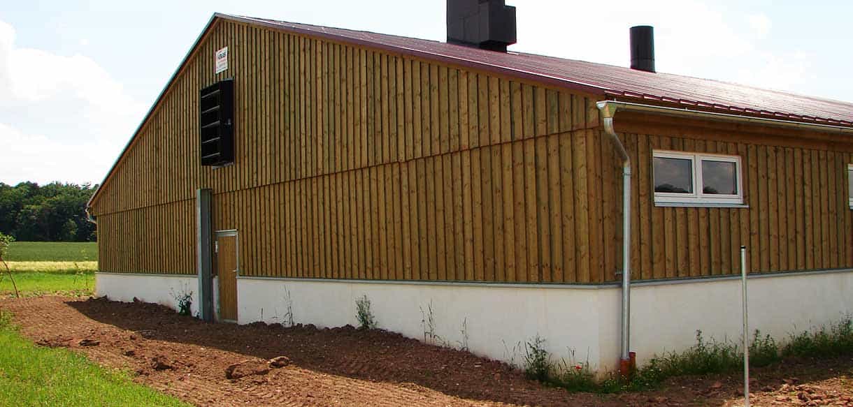 Schweinemaststall von Haas Landwirtschaftsbau