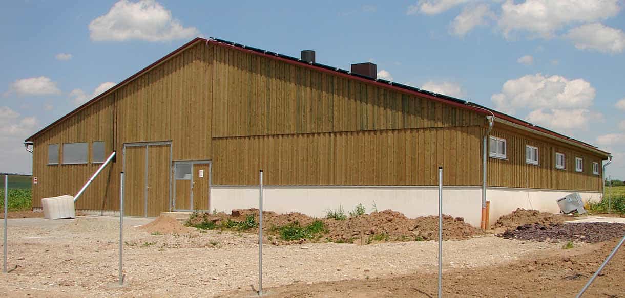Schweinemaststall von Haas Landwirtschaftsbau