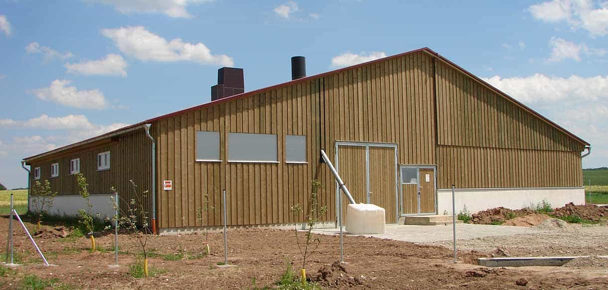 Schweinemaststall von Haas Landwirtschaftsbau