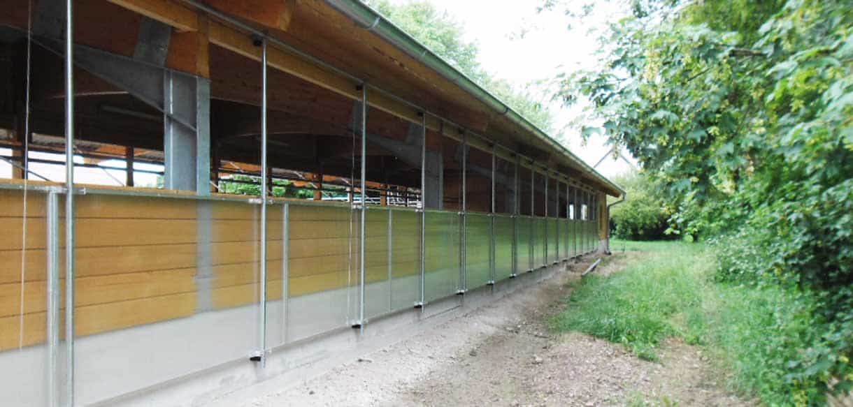 Schweinemaststall von Haas Landwirtschaftsbau