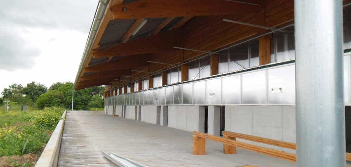 Schweinemaststall von Haas Landwirtschaftsbau