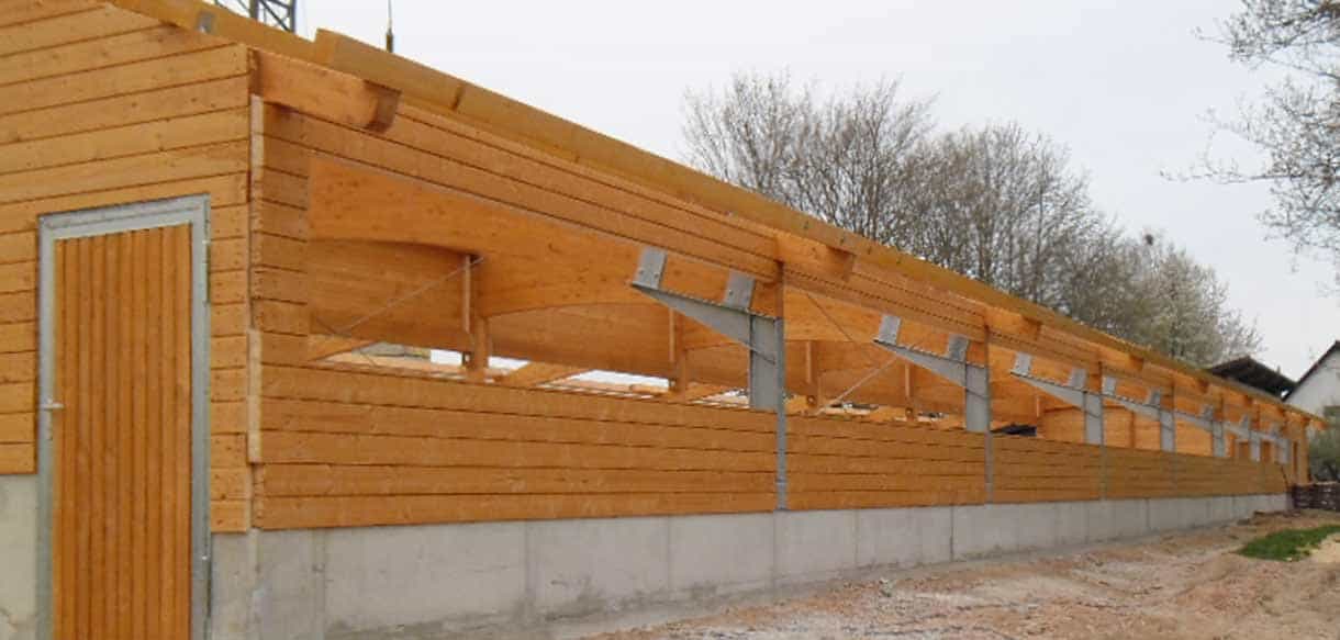 Schweinemaststall von Haas Landwirtschaftsbau