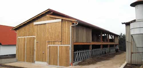 Bullenmaststall von Haas Landwirtschaftsbau