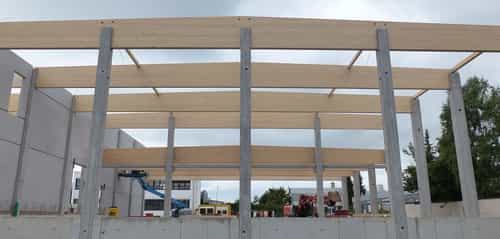 Haas Holzbausysteme BSH-Konstruktion Puchheim